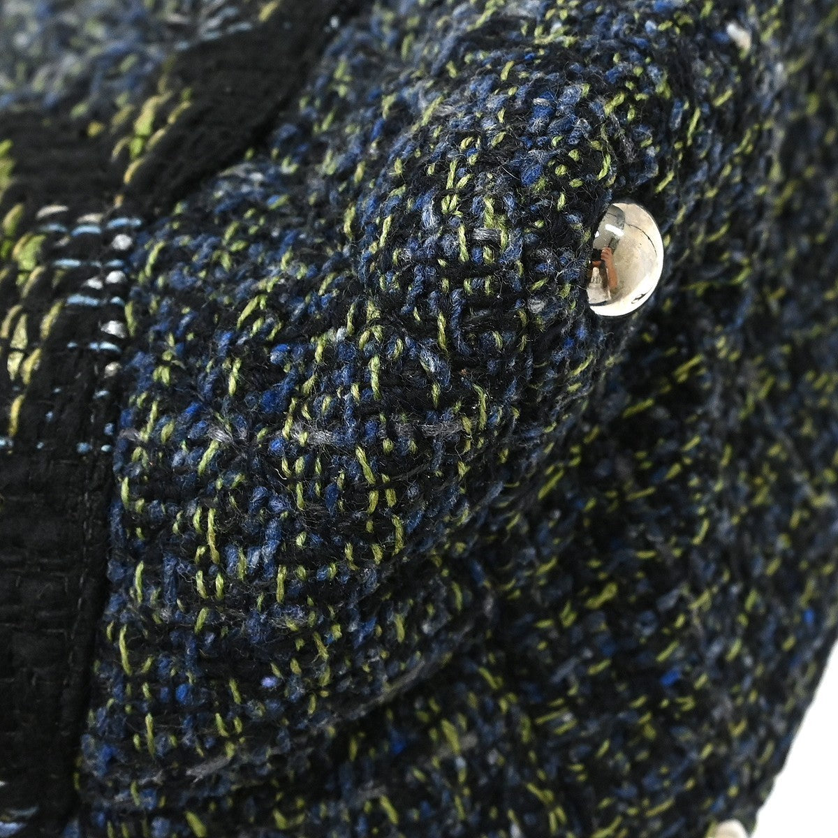 Chanel Black Tweed Cambon Ligne Tote Handbag