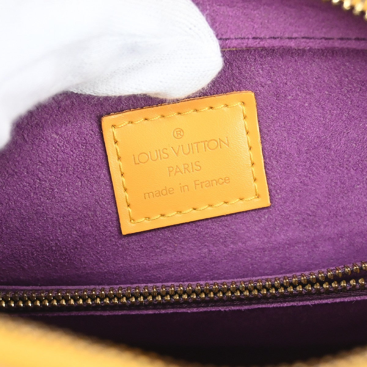 Louis Vuitton Yellow Epi Pont Neuf Handbag