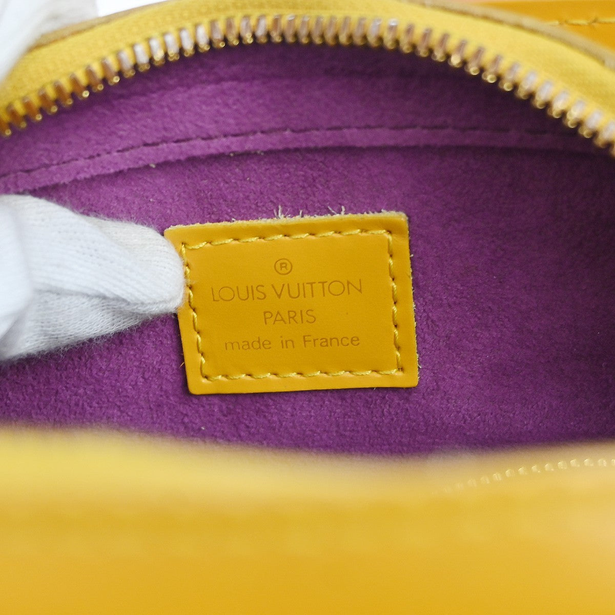 Louis Vuitton Yellow Epi Pont Neuf Handbag