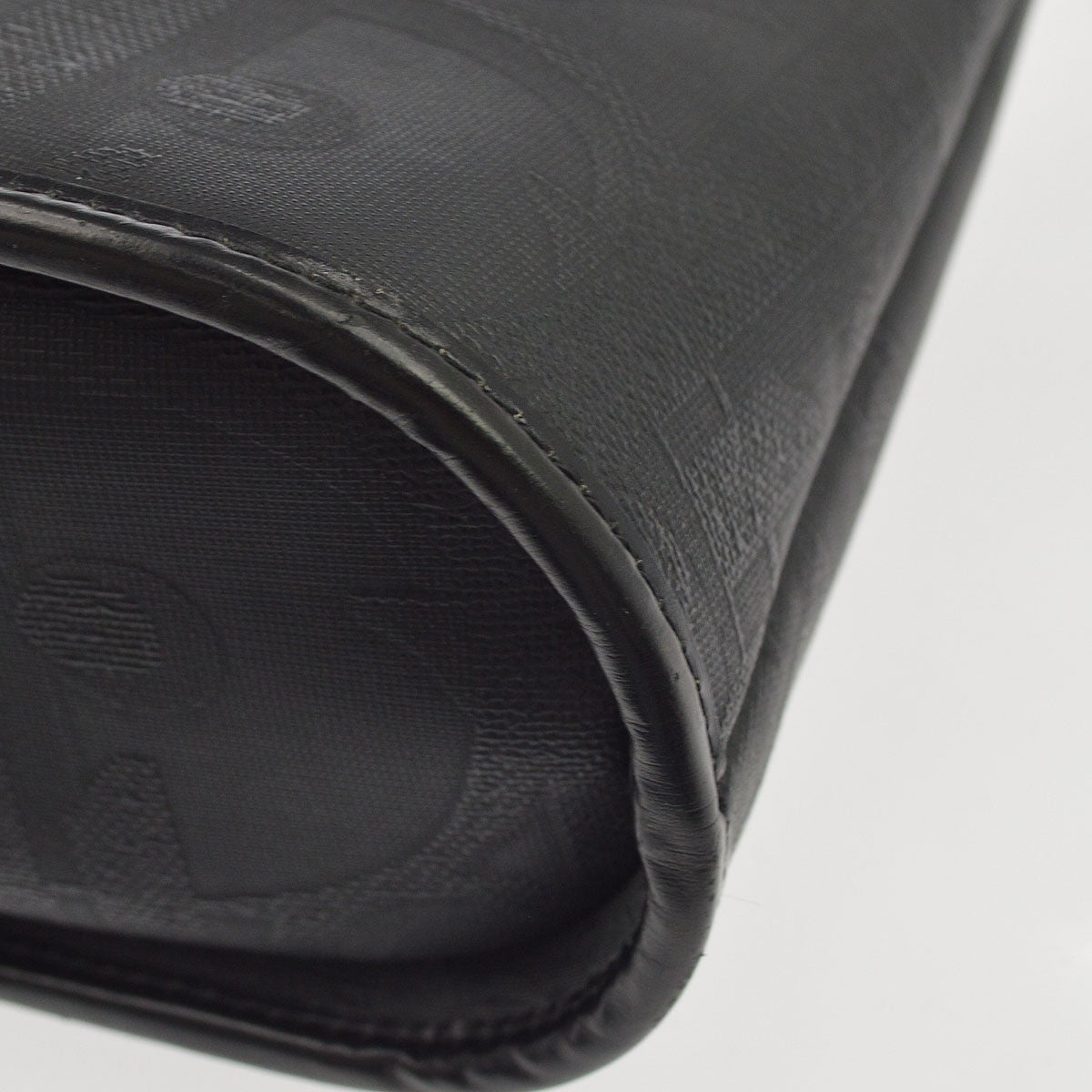 Christian Dior Black Leather Trotter Handbag