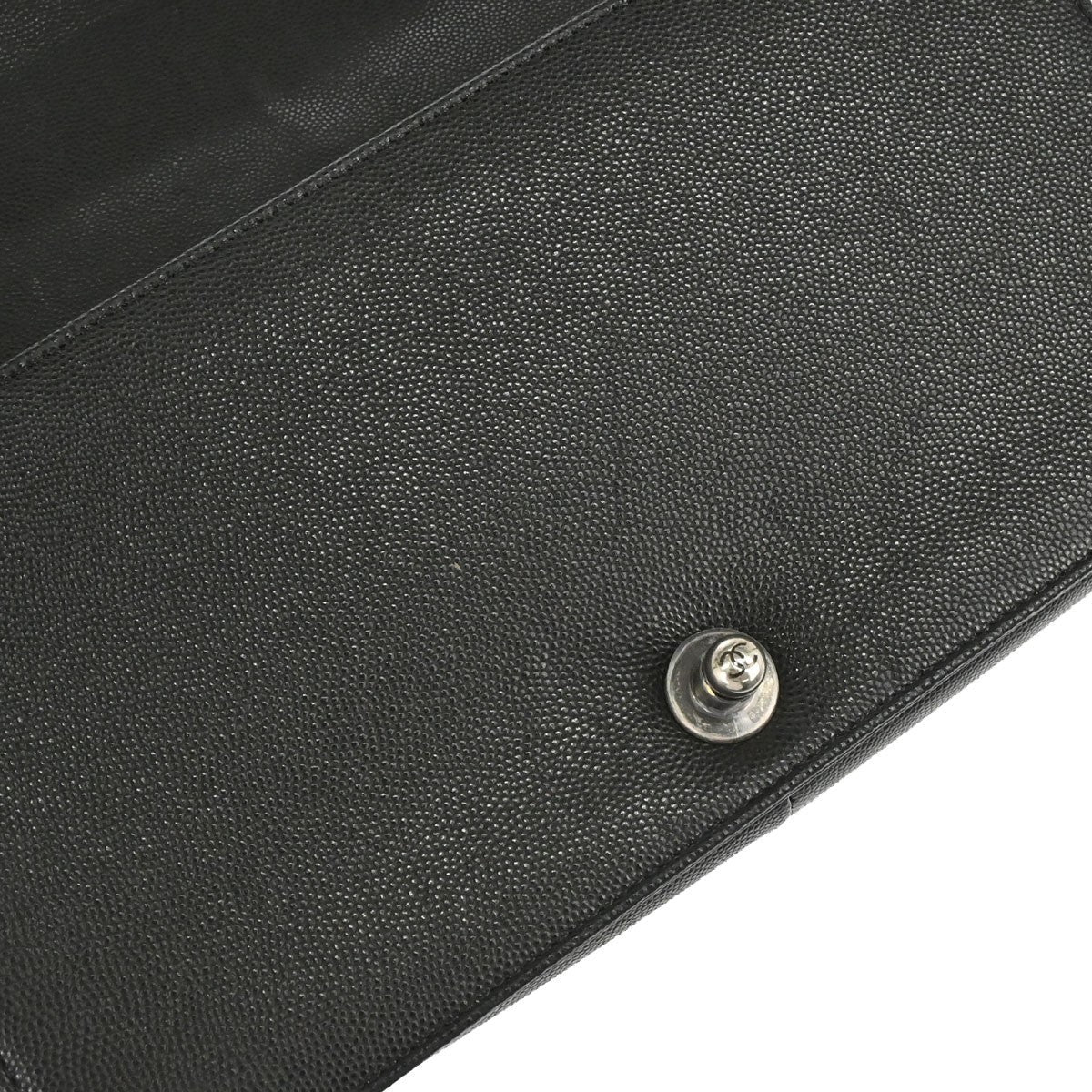 Chanel Boy Black Calfskin Medium Shoulder Bag