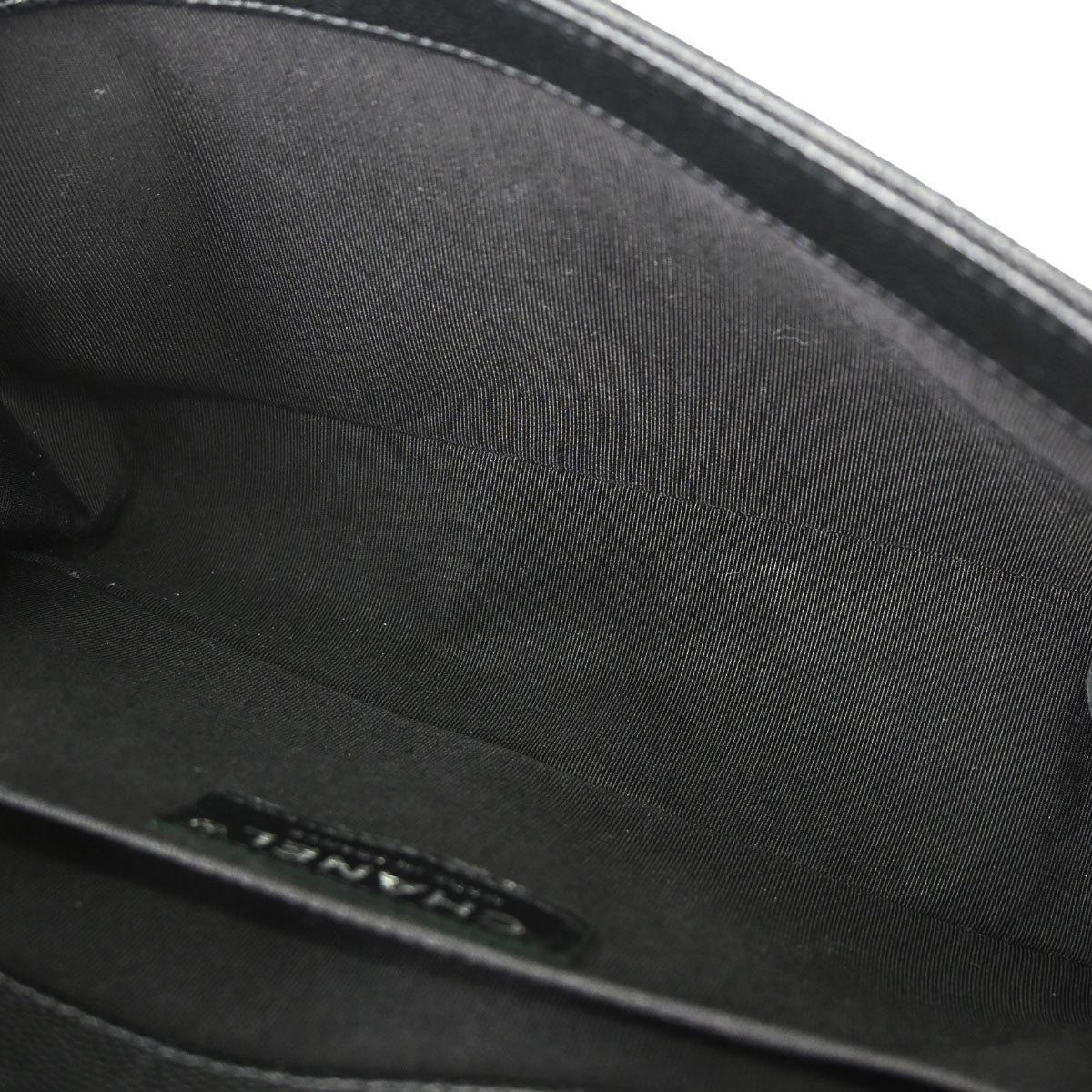 Chanel Boy Black Calfskin Medium Shoulder Bag