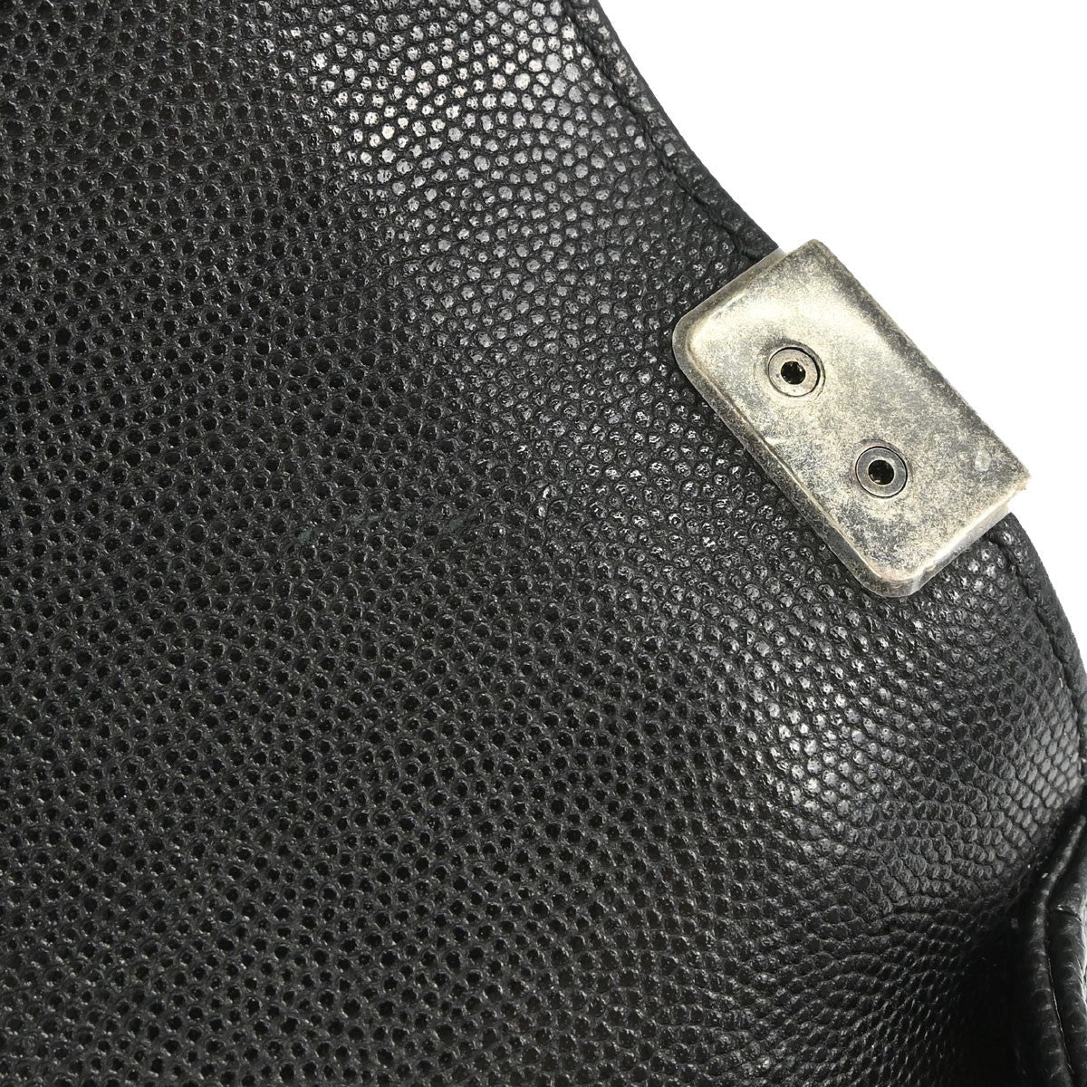 Chanel Boy Black Calfskin Medium Shoulder Bag