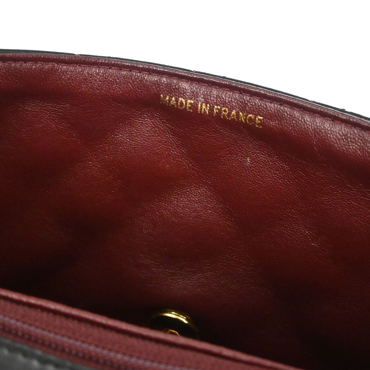 Chanel Black Lambskin Classic Square Flap 20 Shoulder Bag