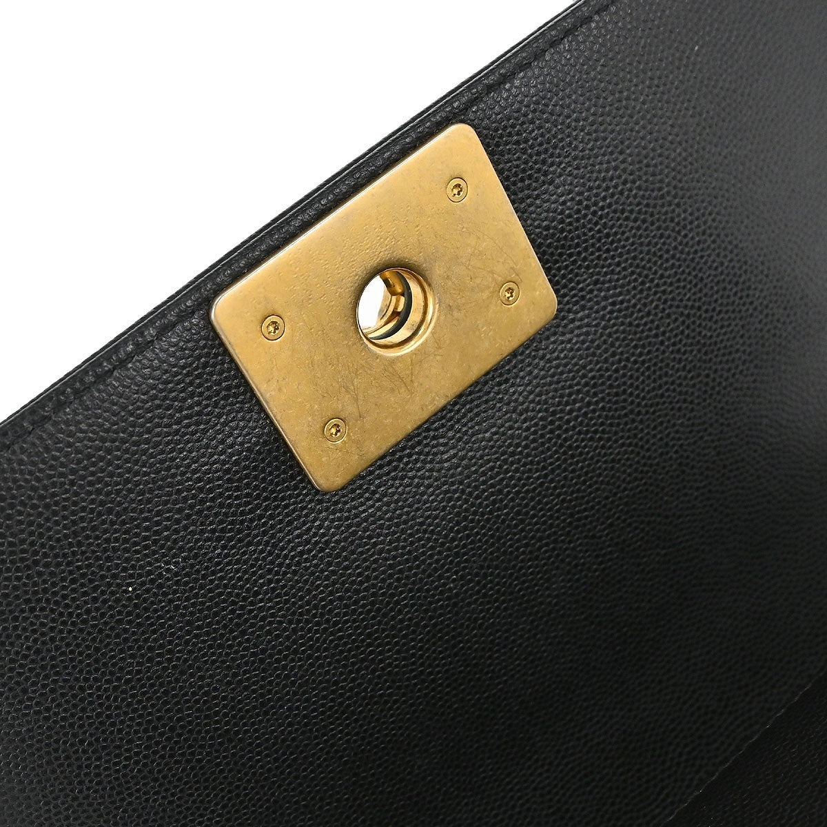 Chanel Boy Black Calfskin Small Chain Shoulder Bag