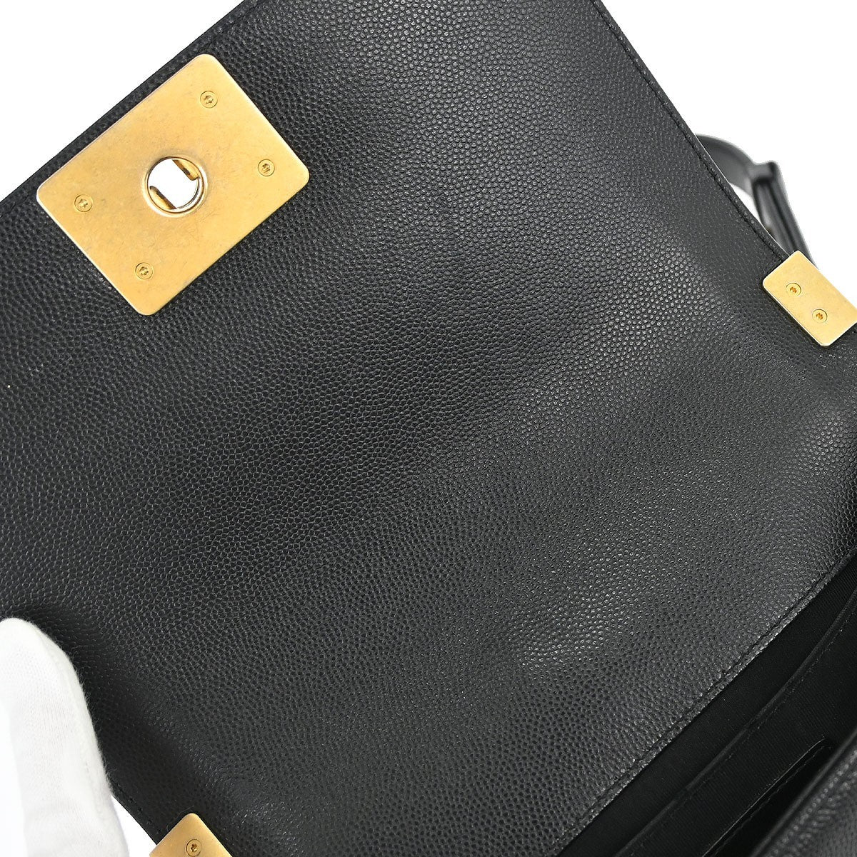 Chanel Boy Black Calfskin Small Chain Shoulder Bag