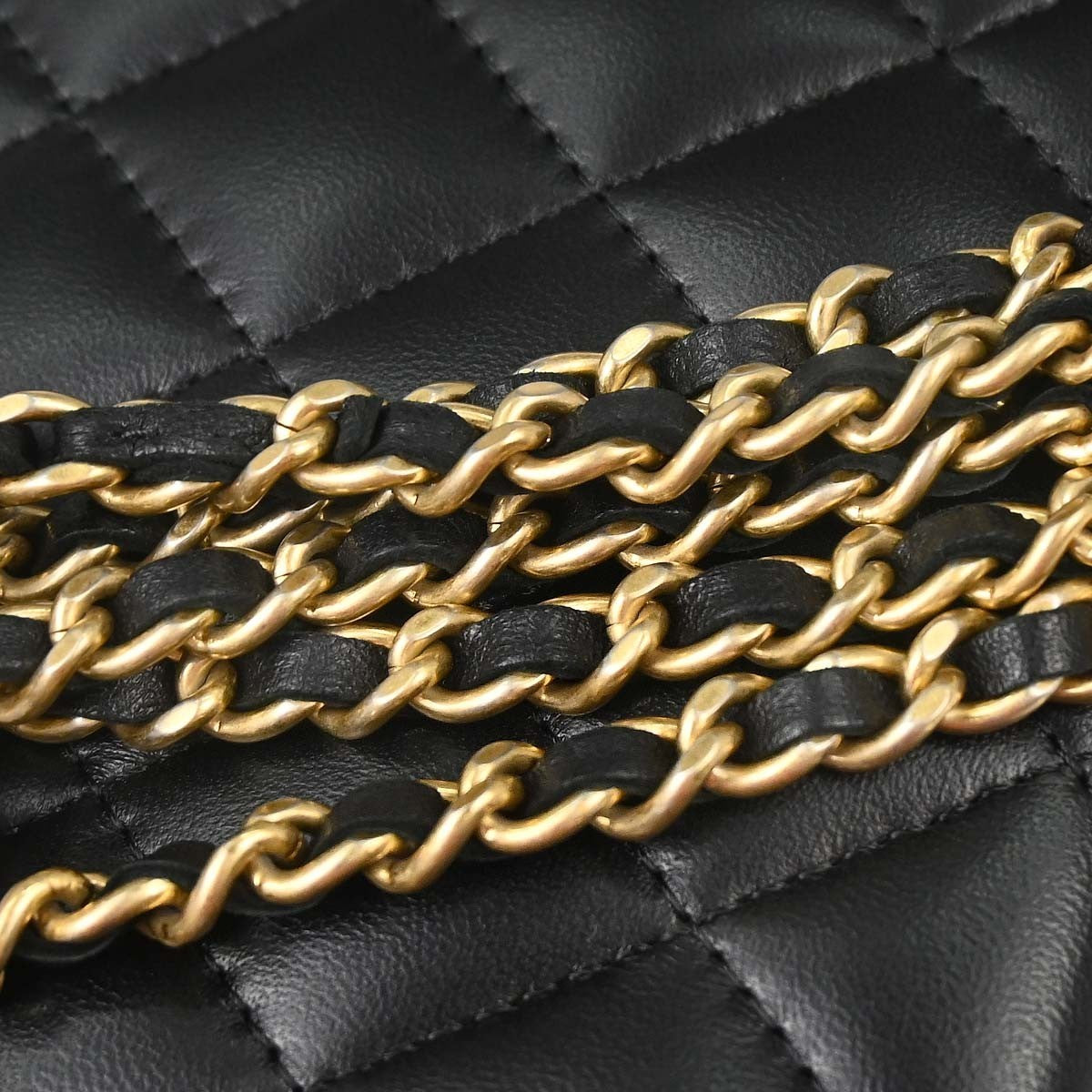 Chanel Boy Black Lambskin Wallet on Chain (WOC)