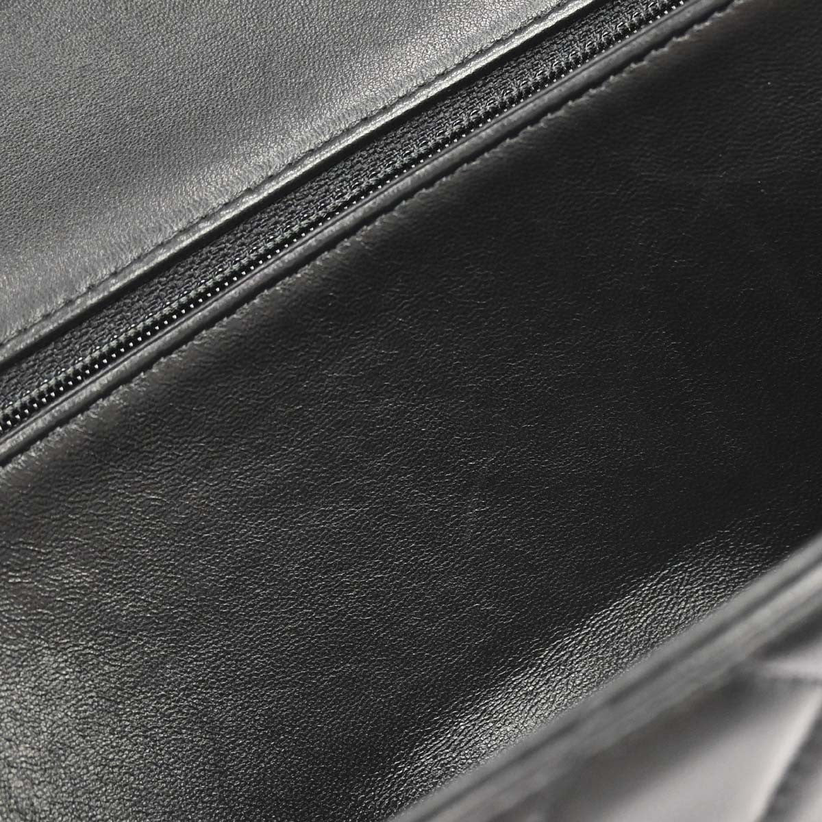 Chanel Black Lambskin Valentine Single Flap Shoulder Bag