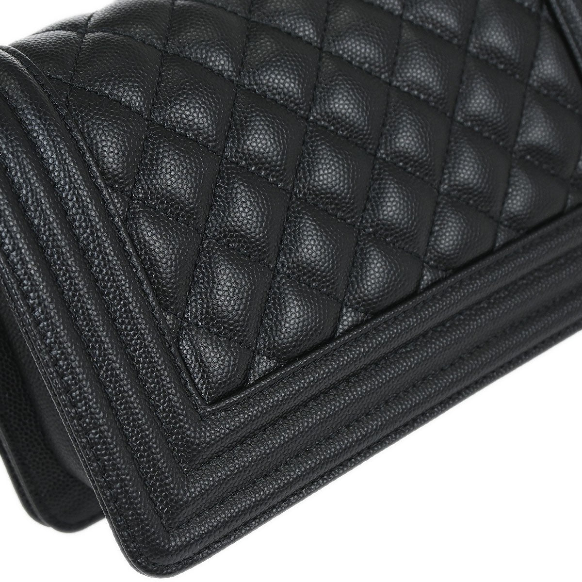 Chanel Boy Black Calfskin Small Chain Shoulder Bag