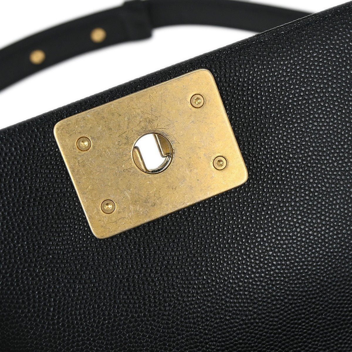 Chanel Boy Black Calfskin Small Chain Shoulder Bag