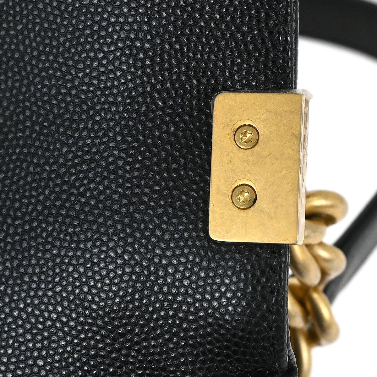 Chanel Boy Black Calfskin Small Chain Shoulder Bag
