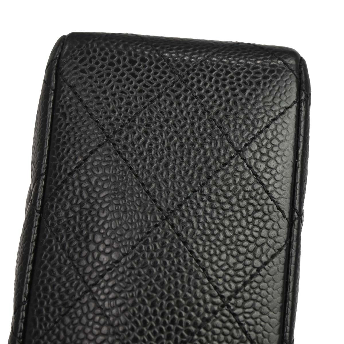 Chanel Black Calfskin Medium Classic Double Flap Shoulder Bag