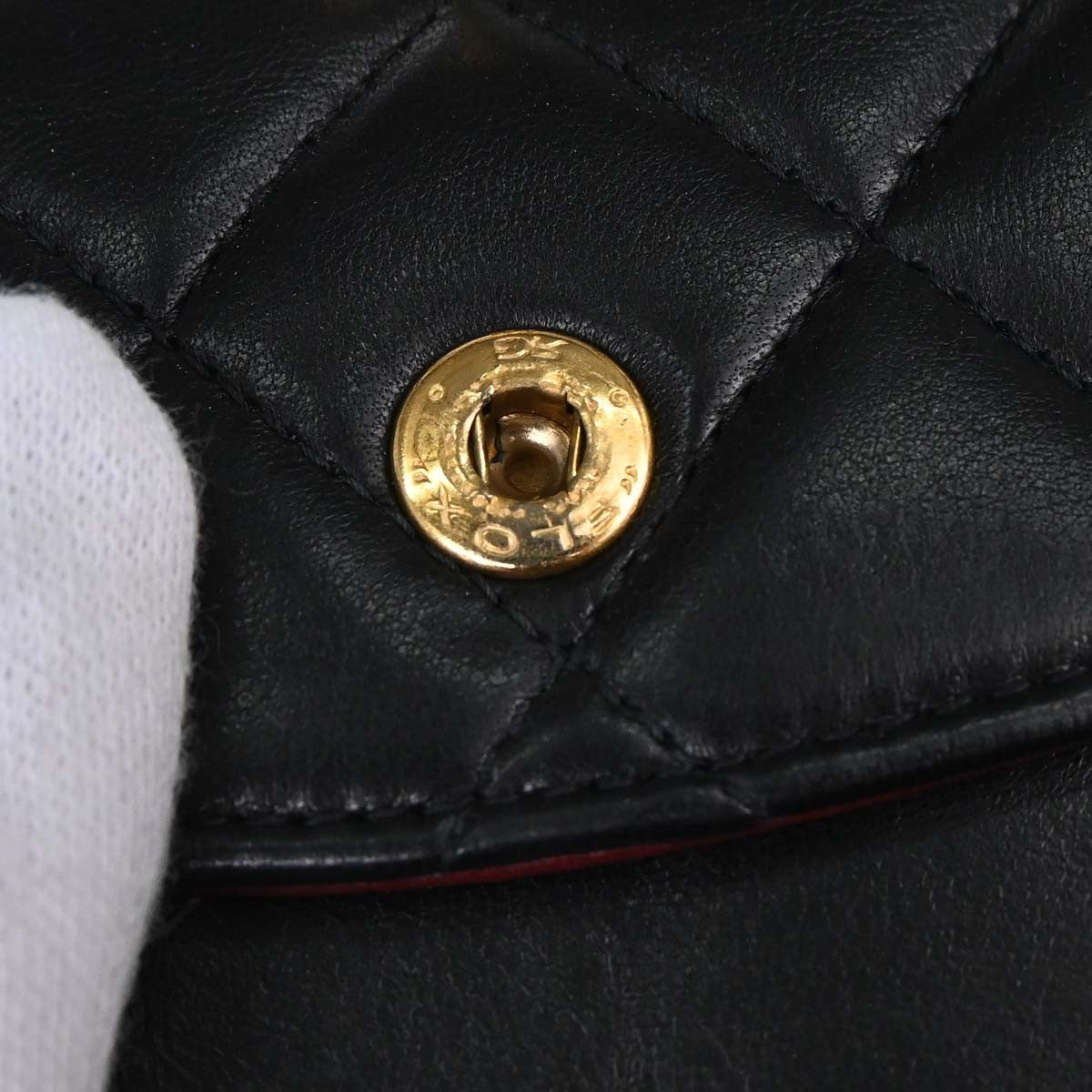 Chanel Black Lambskin Medium Classic Double Flap Shoulder Bag