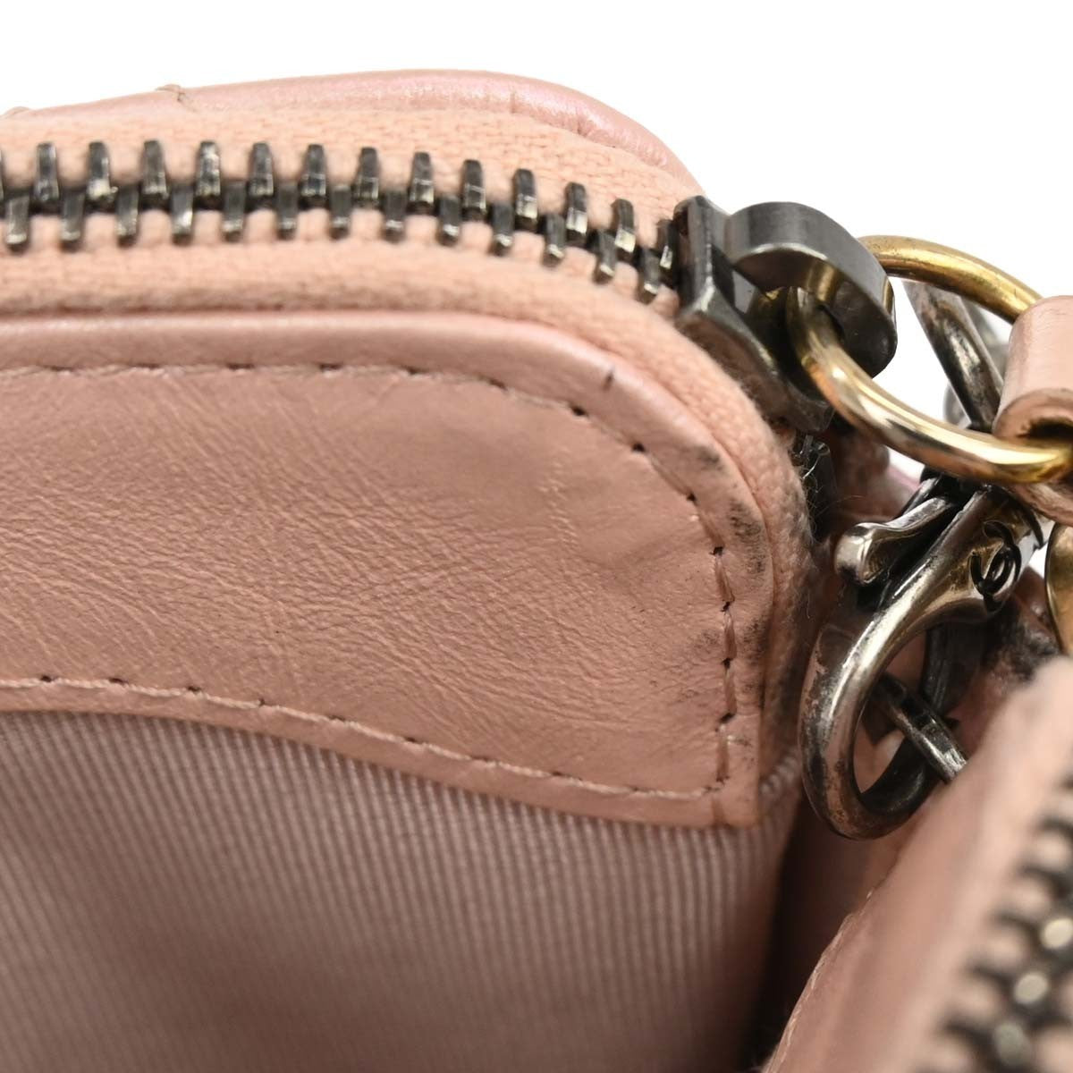 Chanel Light Pink Lambskin Calfskin Gabrielle Shoulder Bag