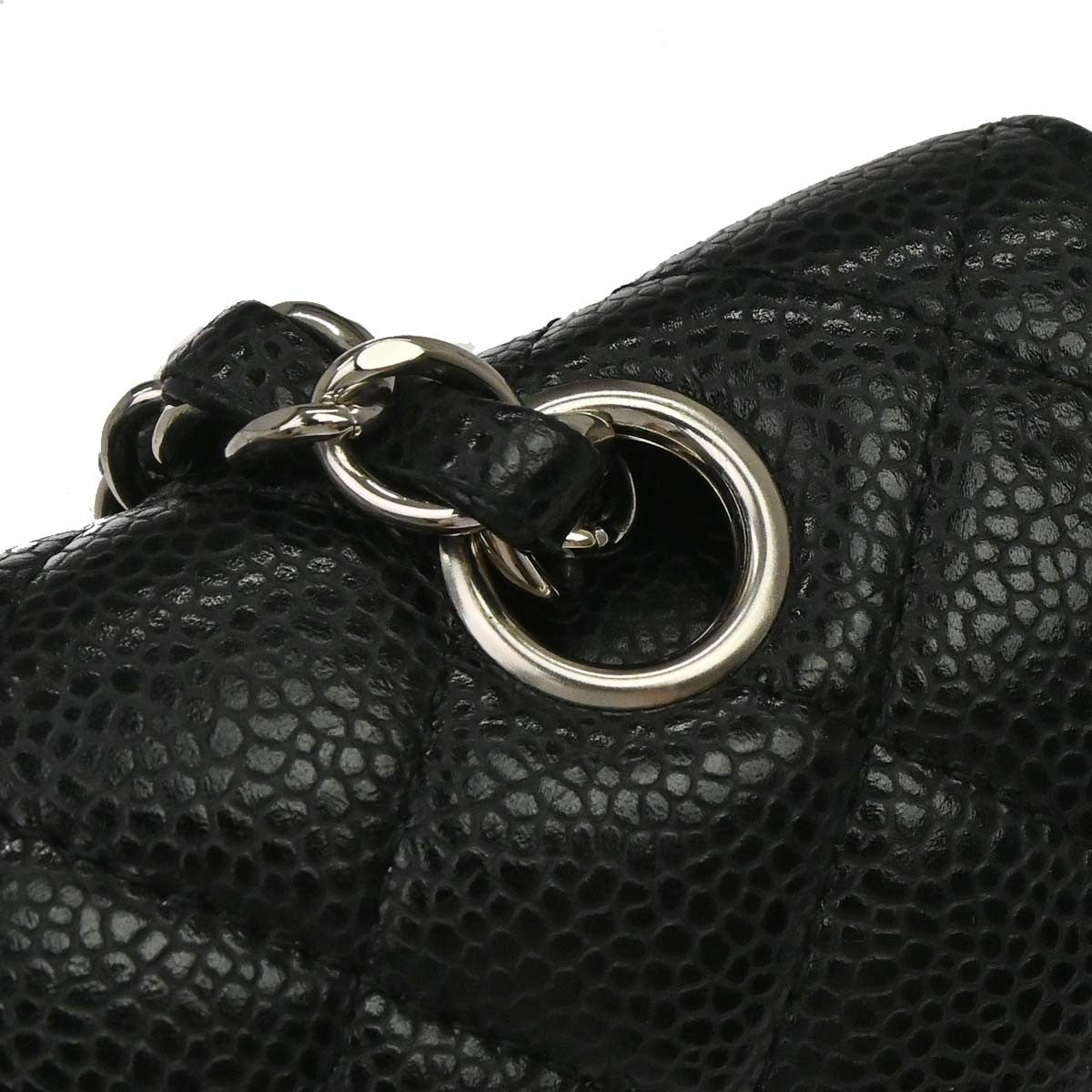 Chanel Black Calfskin Medium Classic Double Flap Shoulder Bag
