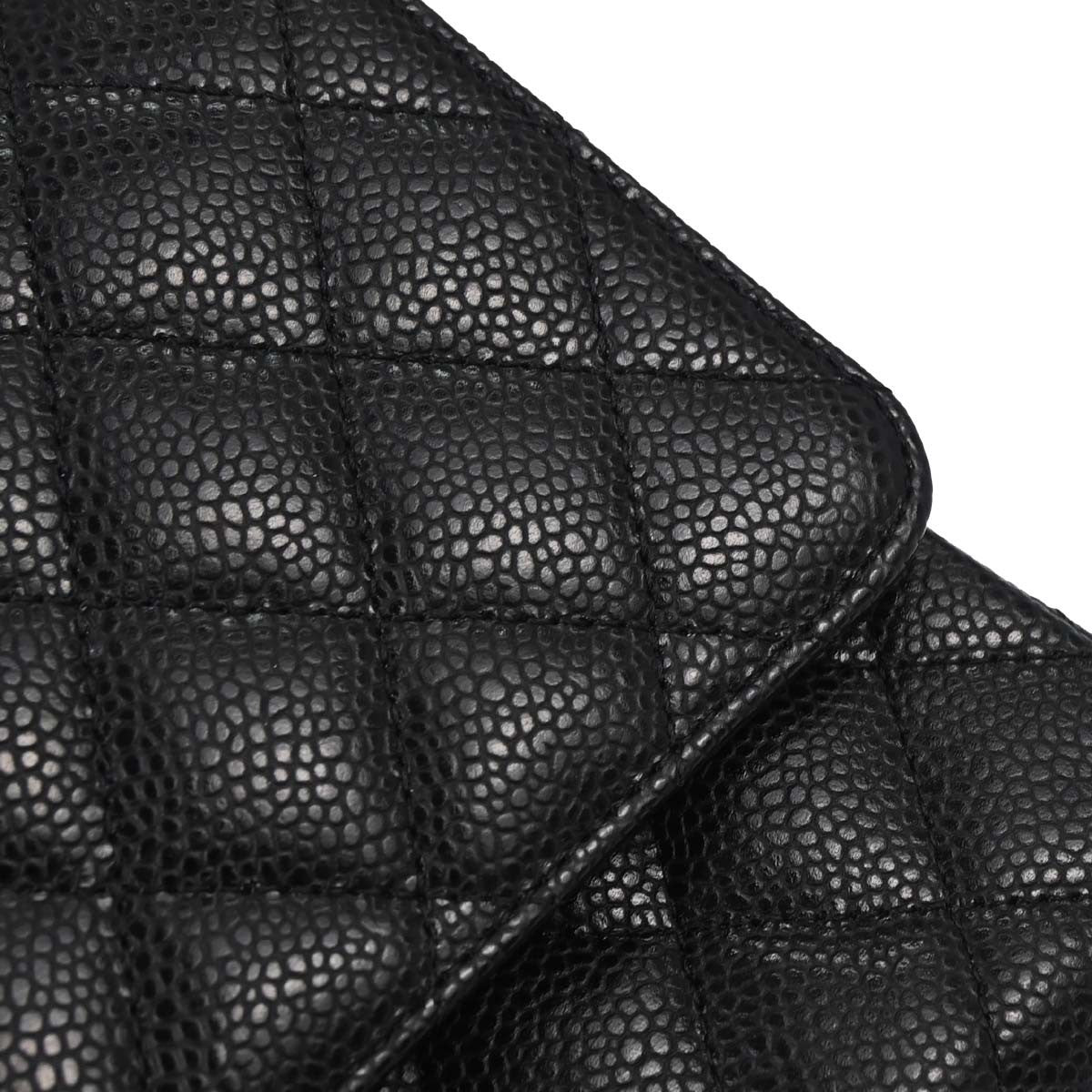Chanel Black Calfskin Medium Classic Double Flap Shoulder Bag