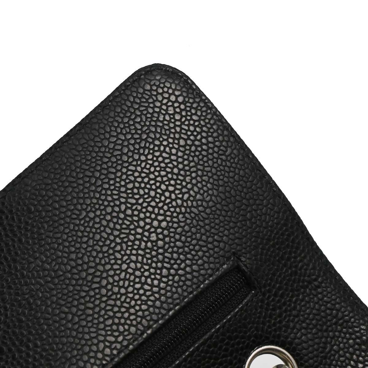 Chanel Black Calfskin Medium Classic Double Flap Shoulder Bag