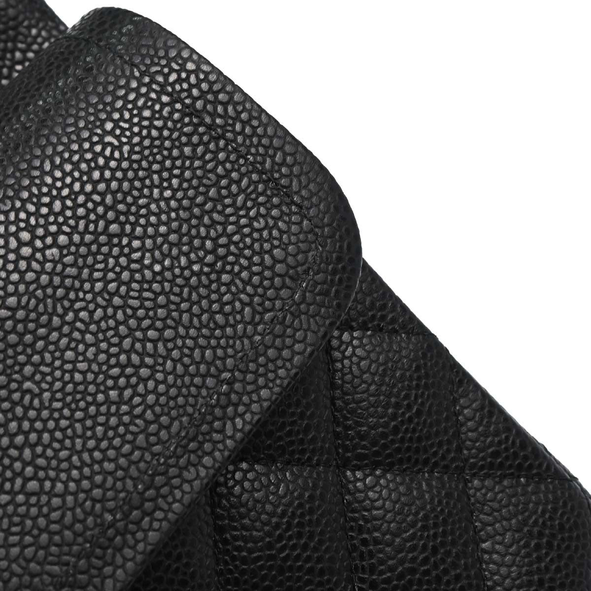 Chanel Black Calfskin Medium Classic Double Flap Shoulder Bag
