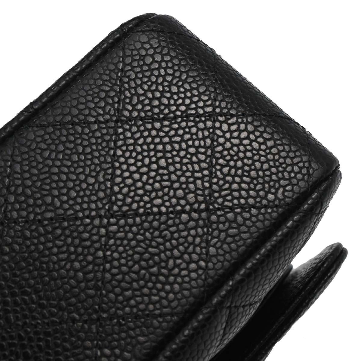 Chanel Black Calfskin Medium Classic Double Flap Shoulder Bag