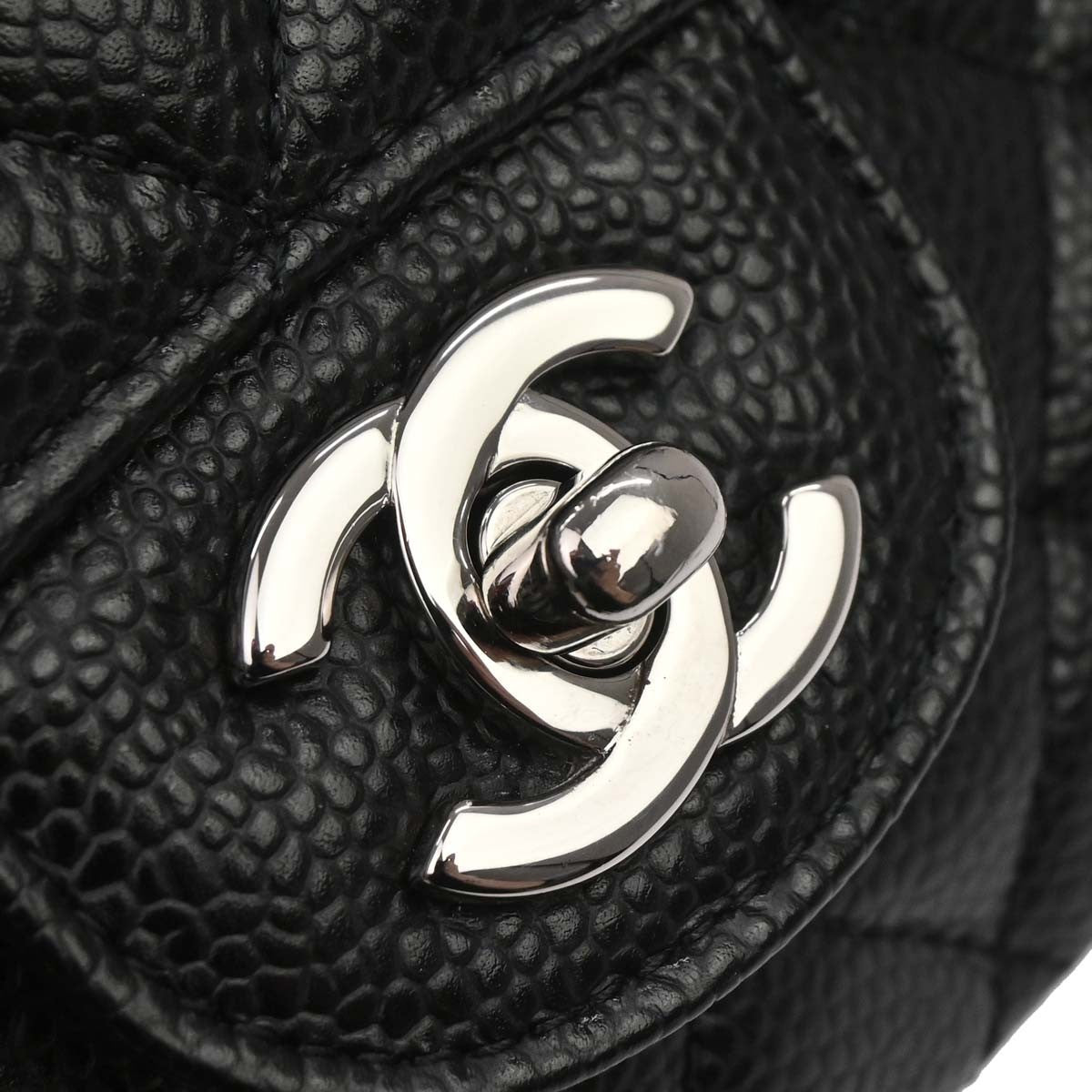 Chanel Black Calfskin Medium Classic Double Flap Shoulder Bag