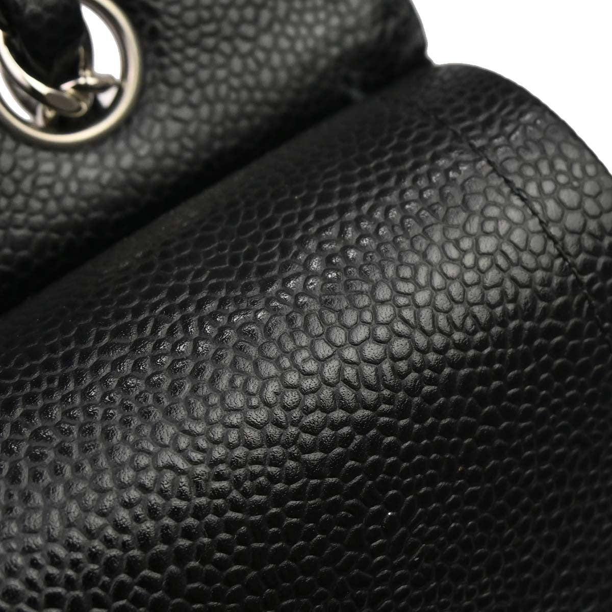 Chanel Black Calfskin Medium Classic Double Flap Shoulder Bag