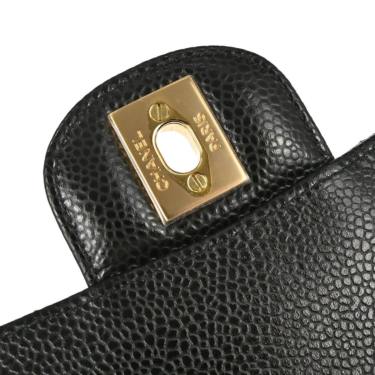 Chanel Black Calfskin Small Classic Double Flap Shoulder Bag