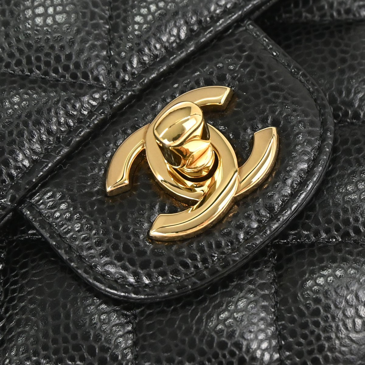 Chanel Black Calfskin Small Classic Double Flap Shoulder Bag