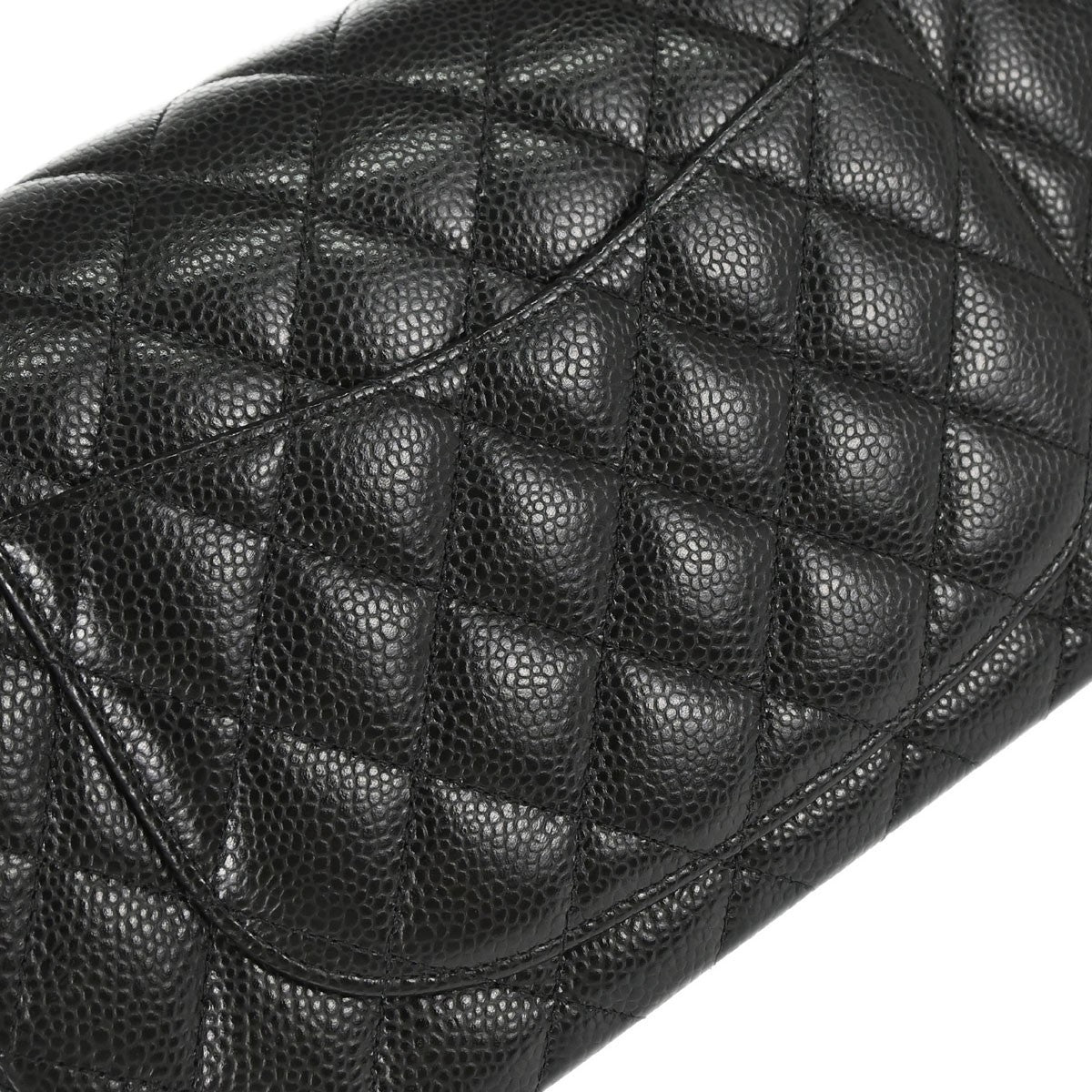 Chanel Black Calfskin Small Classic Double Flap Shoulder Bag