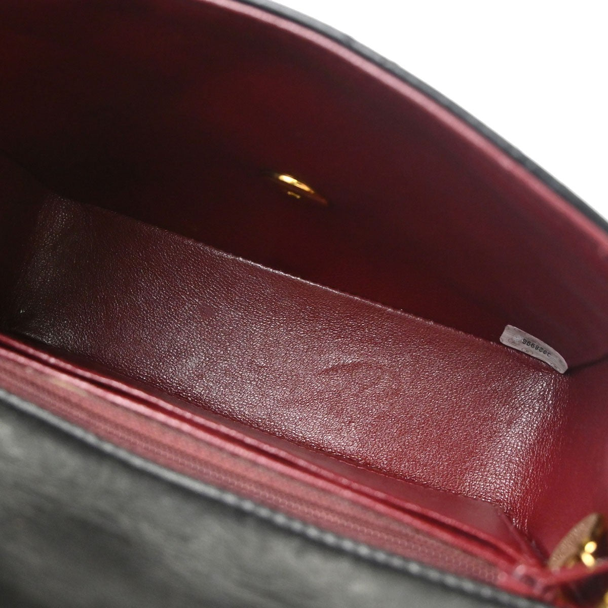 Chanel Black Lambskin Mini Classic Square Flap 17 Shoulder Bag