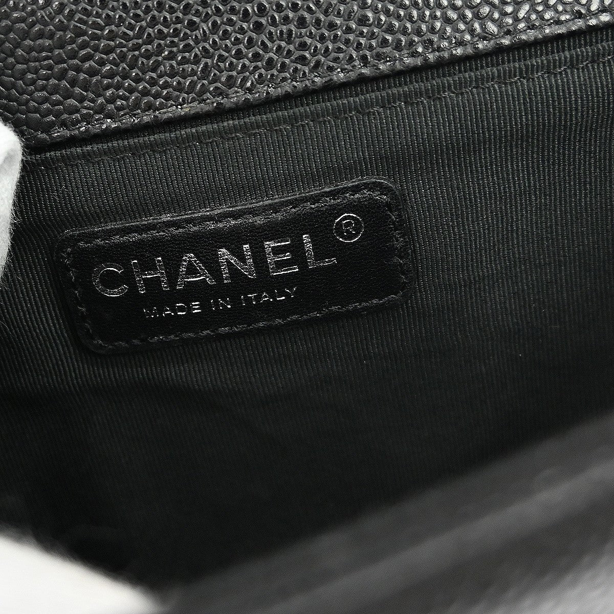 Chanel Boy Black Calfskin Medium Shoulder Bag