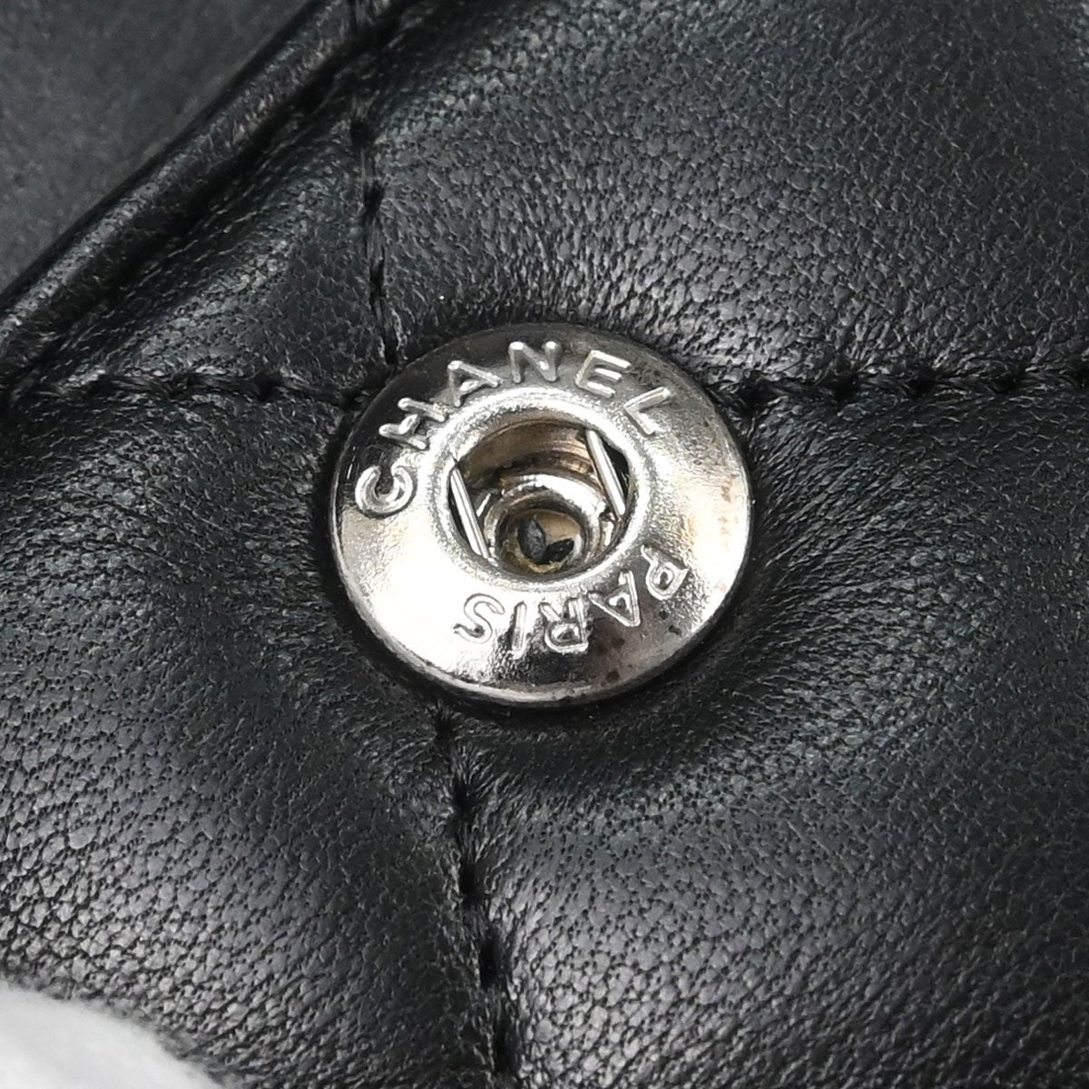 Chanel Black Lambskin Medium Classic Double Flap Shoulder Bag