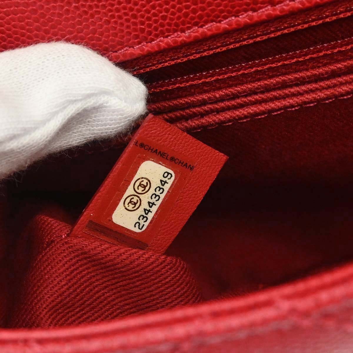Chanel Red Calfskin Coco Handle 2way Handbag