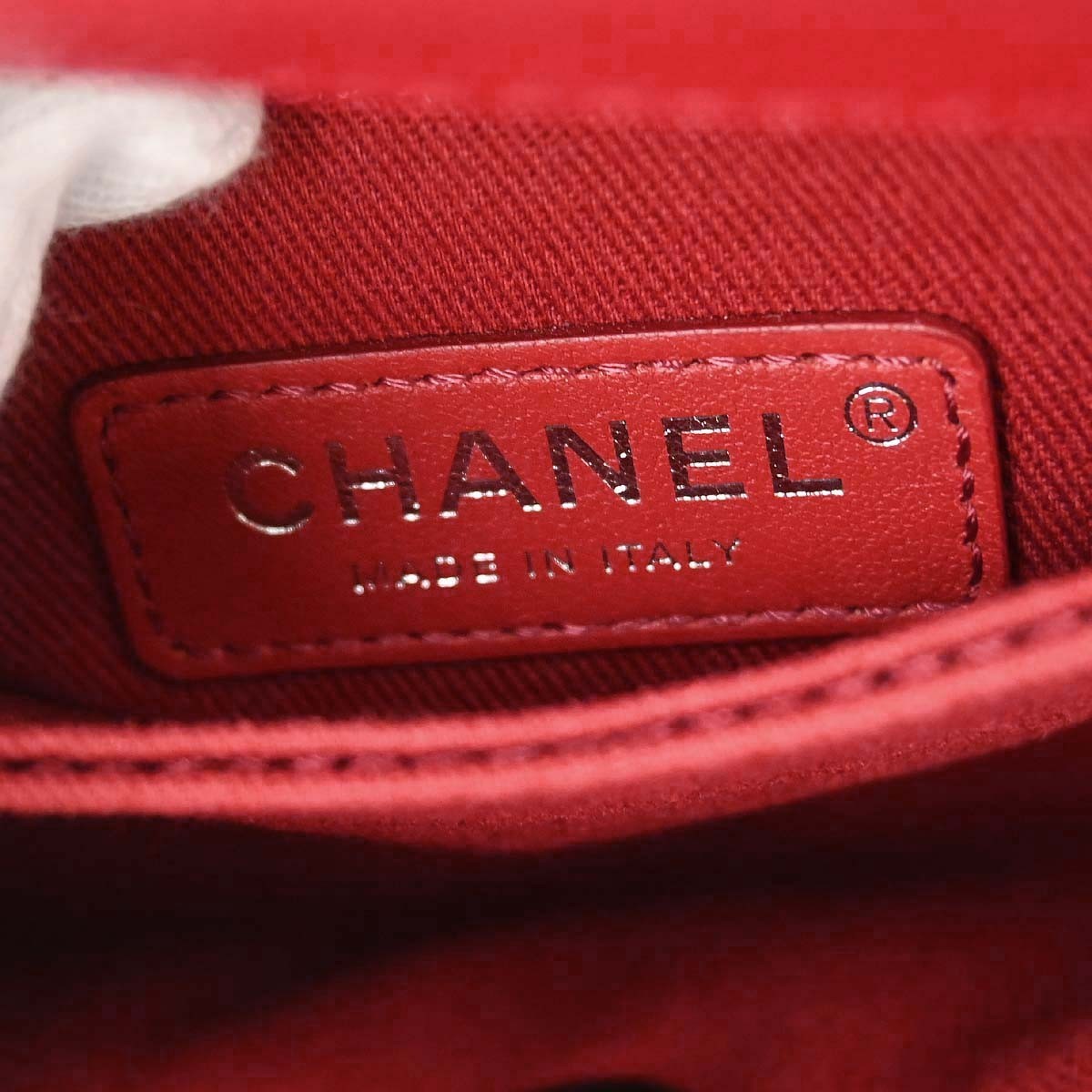 Chanel Red Calfskin Coco Handle 2way Handbag