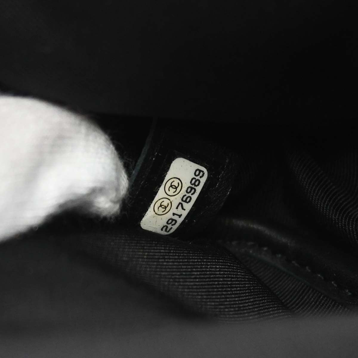 Chanel Black Lambskin Ultra Pocket Camera Bag