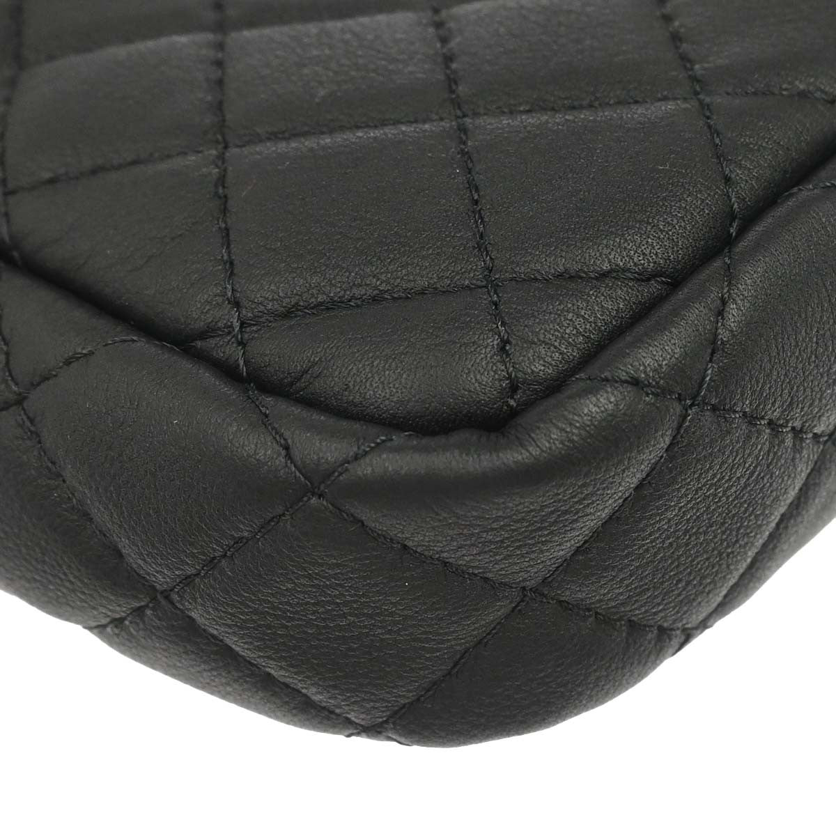 Chanel Black Lambskin Ultra Pocket Camera Bag