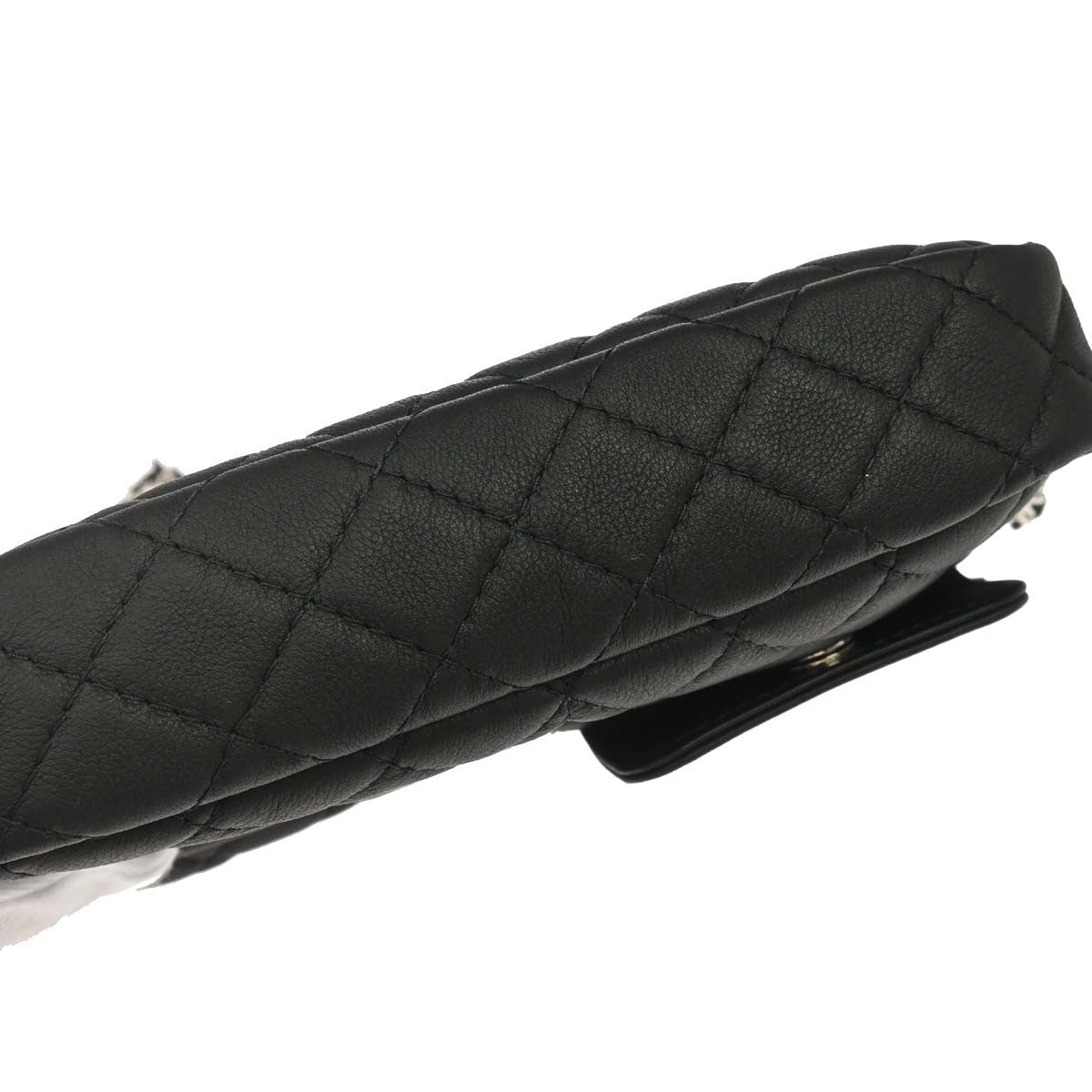 Chanel Black Lambskin Ultra Pocket Camera Bag