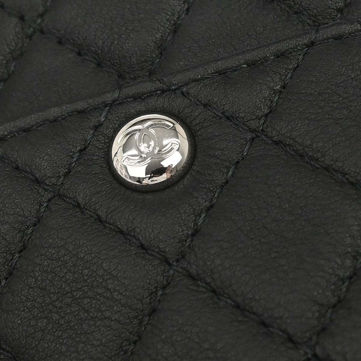 Chanel Black Lambskin Ultra Pocket Camera Bag