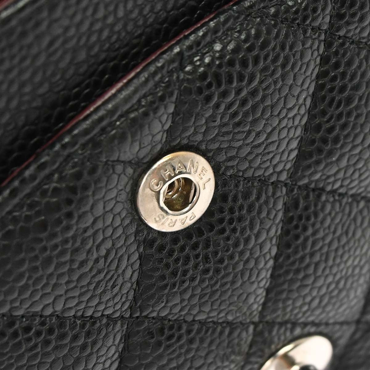 Chanel Black Calfskin Medium Classic Double Flap Shoulder Bag