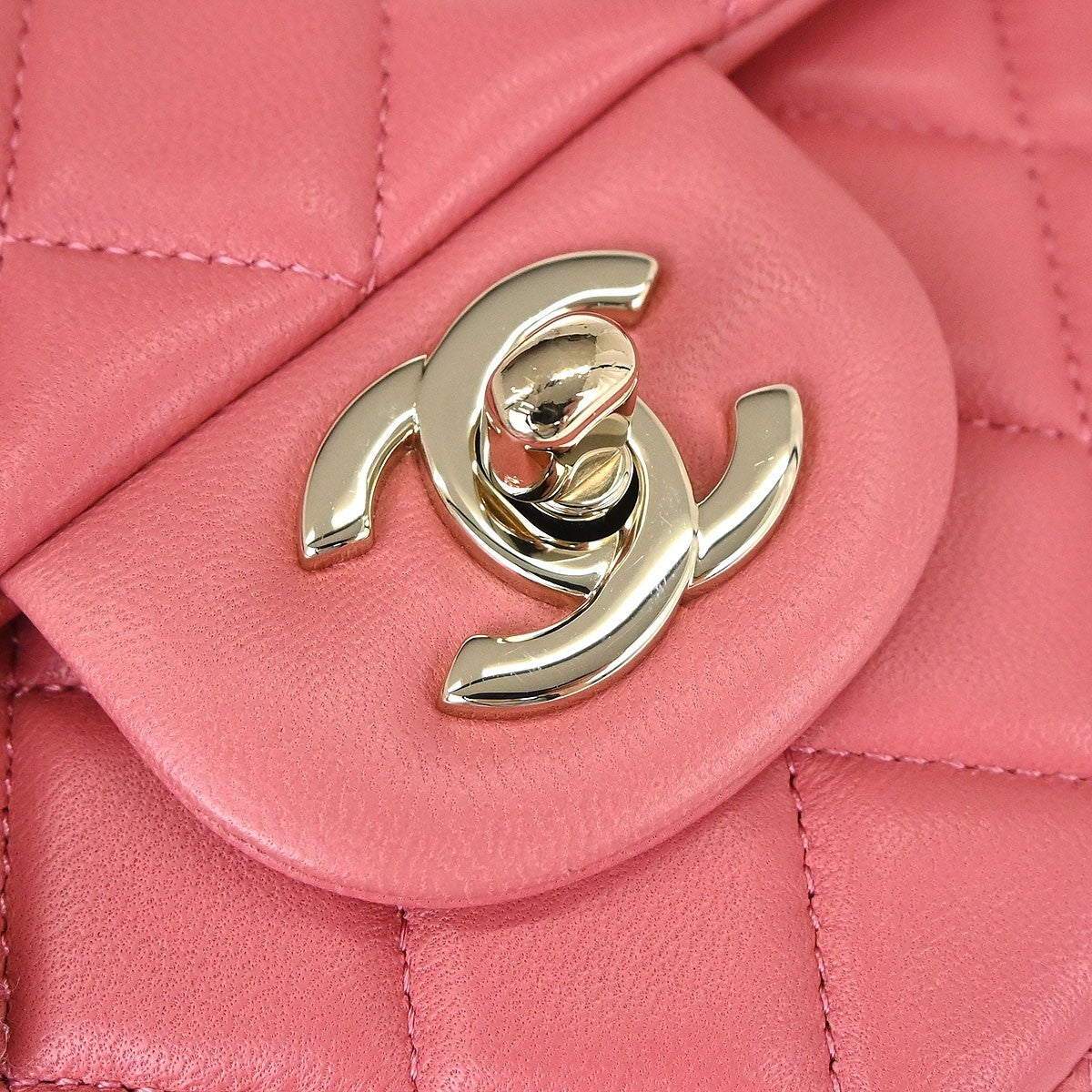Chanel Pink Lambskin Valentine Shoulder Bag