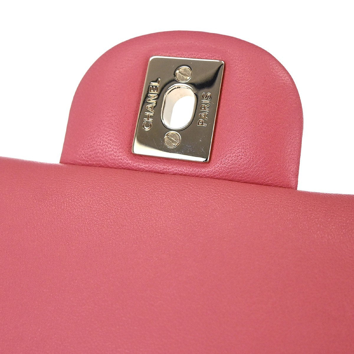 Chanel Pink Lambskin Valentine Shoulder Bag