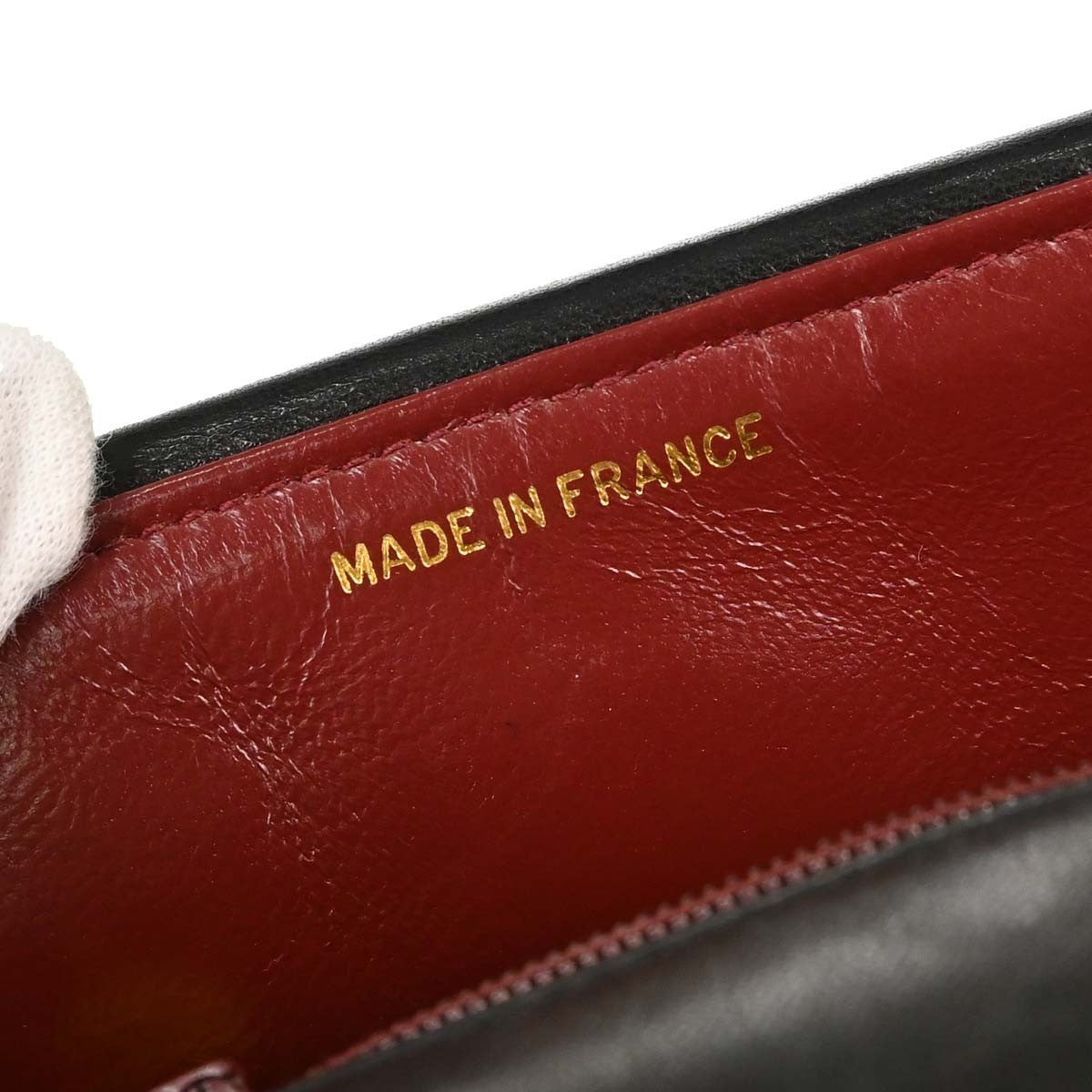 Chanel Black Lambskin Horizontal Stitch Small Double Flap Shoulder Bag