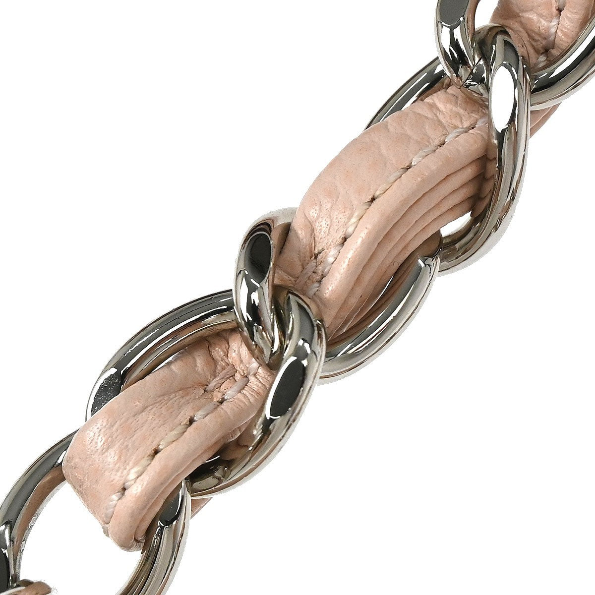 Chanel Light Pink Calfskin Grand Shopping Tote GST Chain Handbag