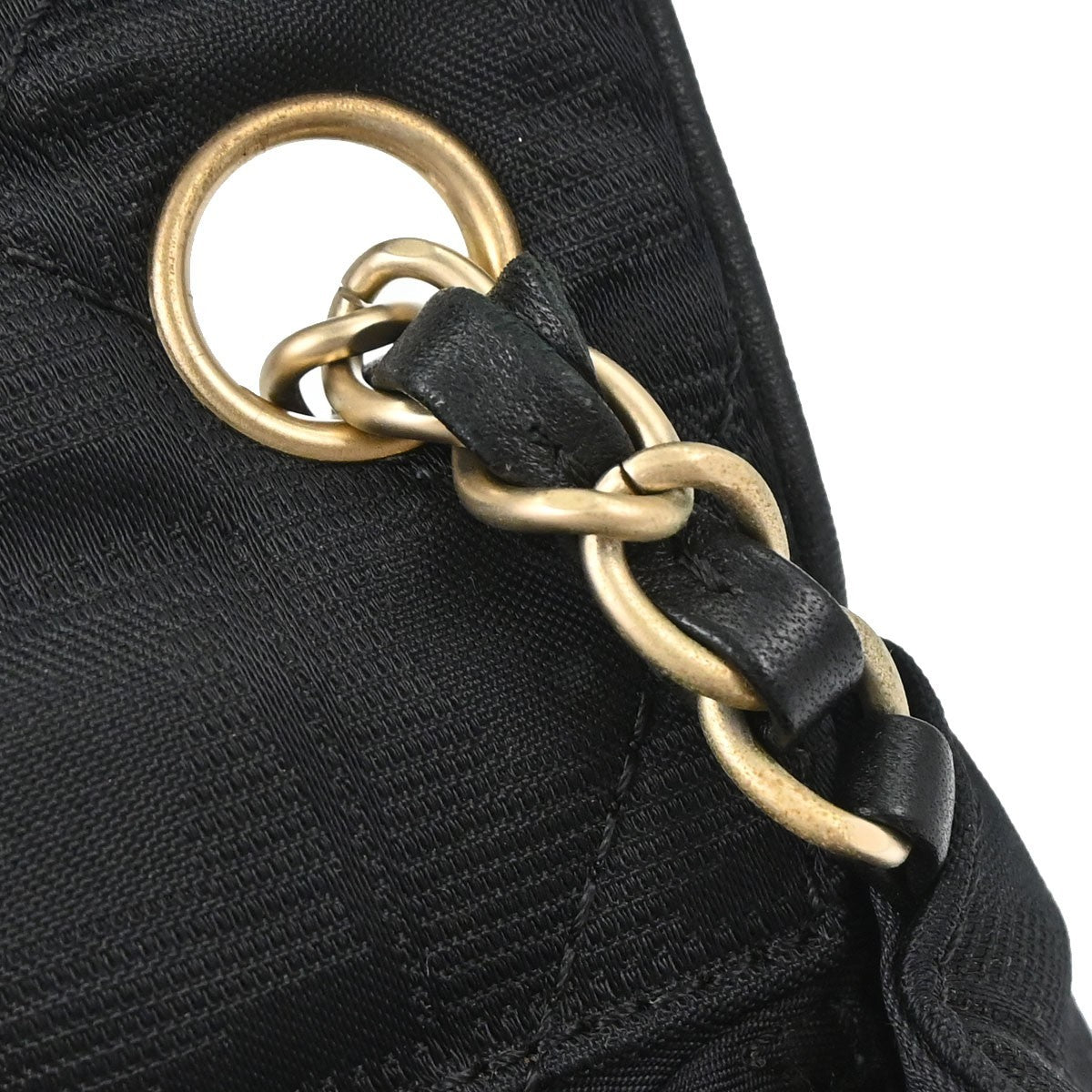 Chanel Black Nylon Jacquard Travel Mini Classic Single Flap Handbag