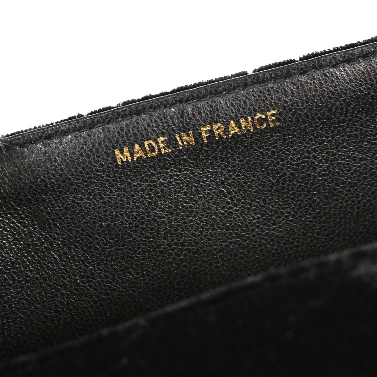 Chanel Black Velvet Mini Classic Square Flap 17 Shoulder Bag