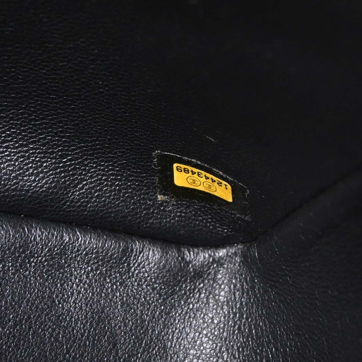 Chanel Black Calfskin Jumbo Classic Flap Shoulder Bag