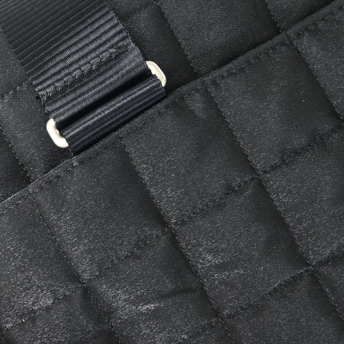 Chanel Black Nylon Choco Bar Sport Line Duffle Handbag