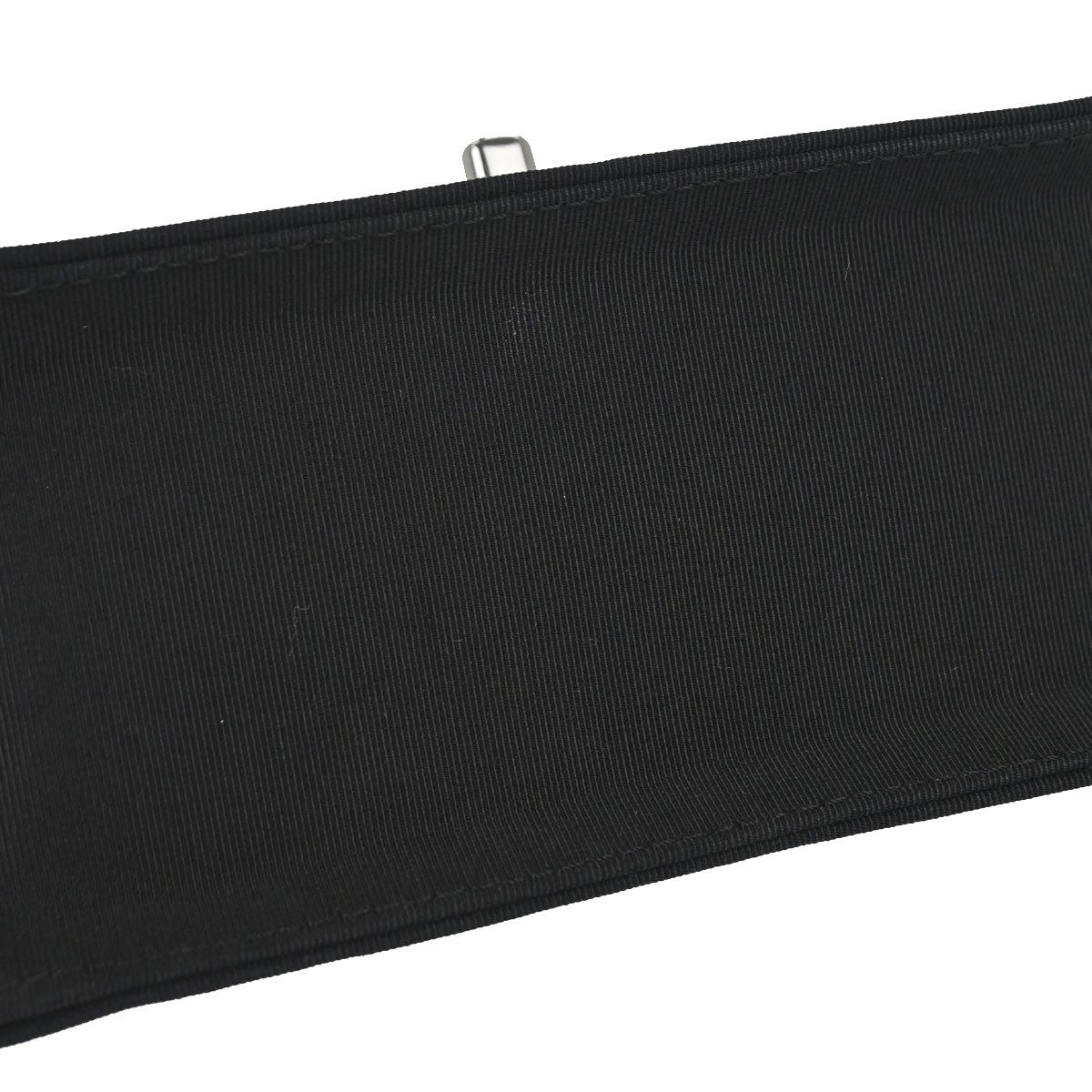 Chanel Black Canvas Classic Single Flap Shoulder Bag