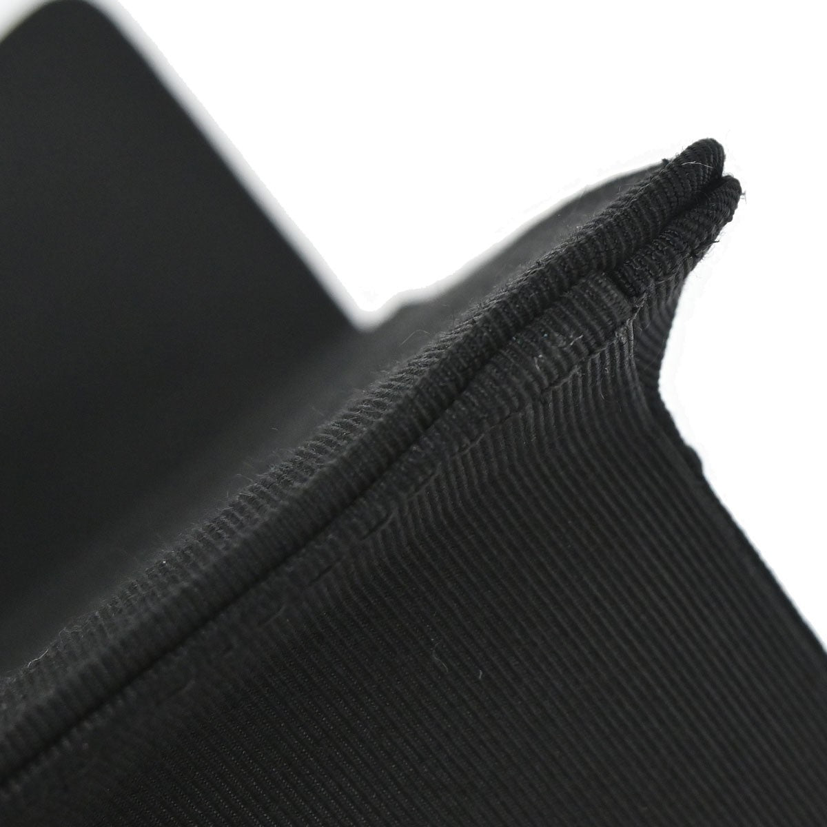 Chanel Black Canvas Classic Single Flap Shoulder Bag