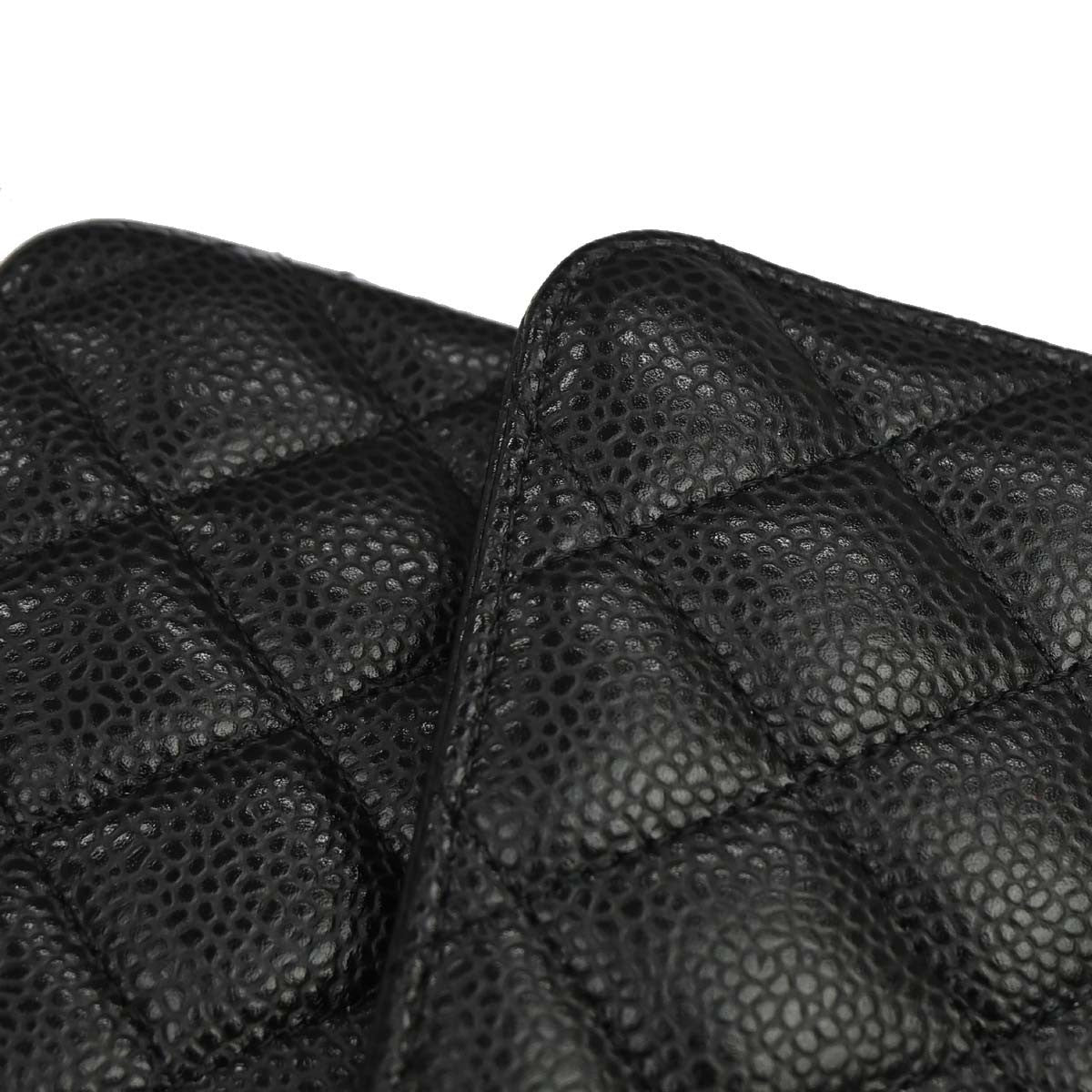 Chanel Black Calfskin Medium Classic Double Flap Shoulder Bag