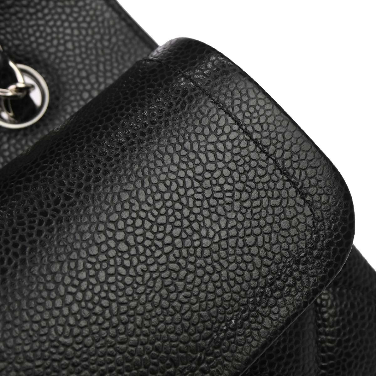 Chanel Black Calfskin Medium Classic Double Flap Shoulder Bag
